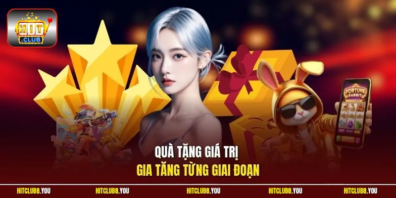 Quà tặng giá trị gia tăng từng giai đoạn